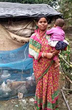 Under the Saksham initiative,SAI trains beneficiaries in breeding animals such as chickens,ducks,and goats,offering nutrition through eggs and milk and allowing families to earn extra income from sales