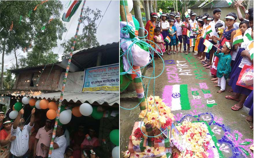 Aazadi ka Amrit Mahotsav celebration by children's of SAI.