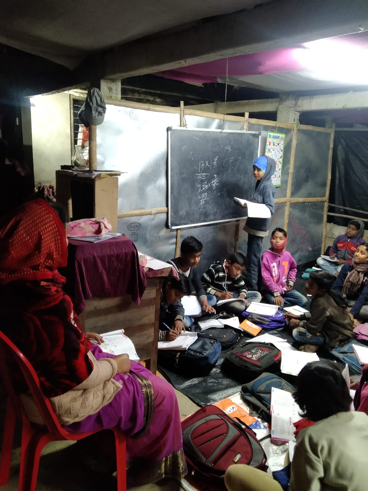 New Academic Year 2023, Classes have begun. at Sundarban Badab Bharati Education Centre.