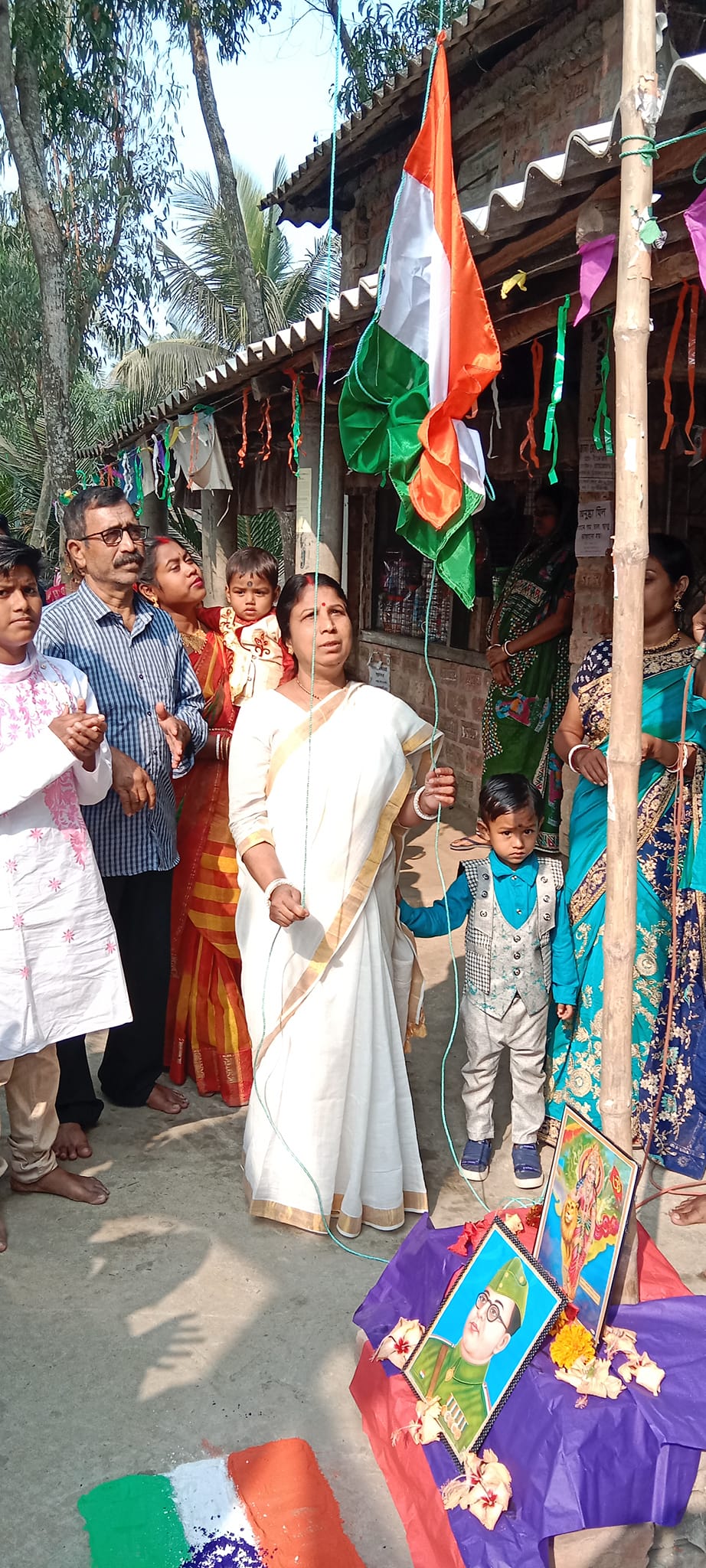 SAI celebrating 74th Republic Day by hosting the Indian National Flag. 