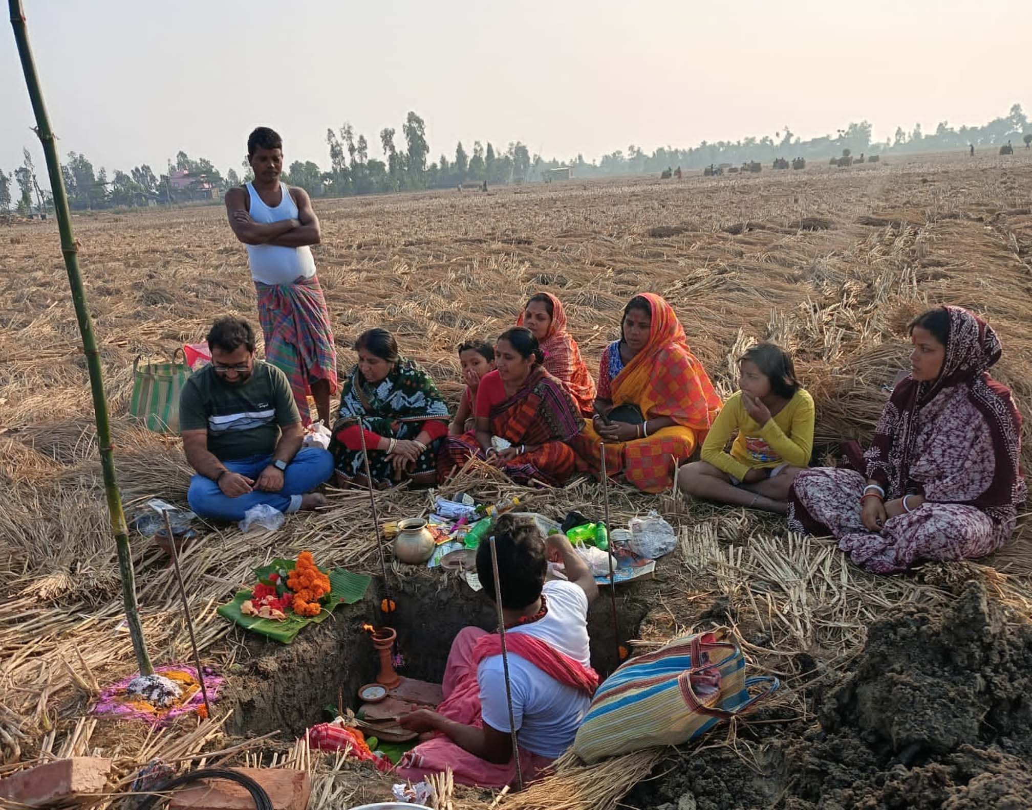 The foundation puja ritual has been completed on the land of the SAI. In near future, the Barnaparichay Education Centre will operated from this land. Many thanks to everyone.