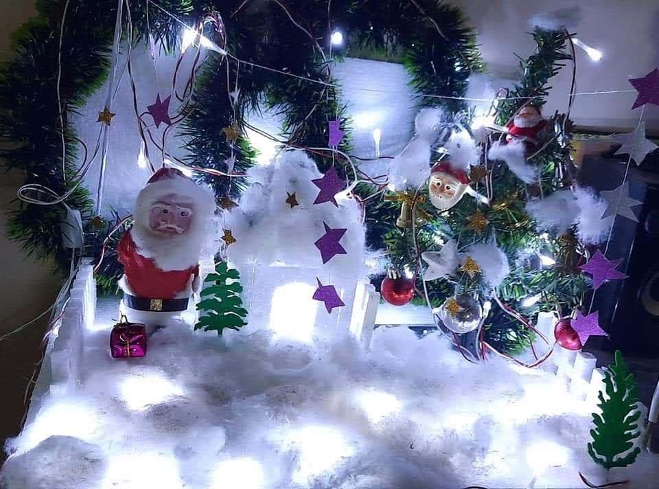 This model was made by the children of our center