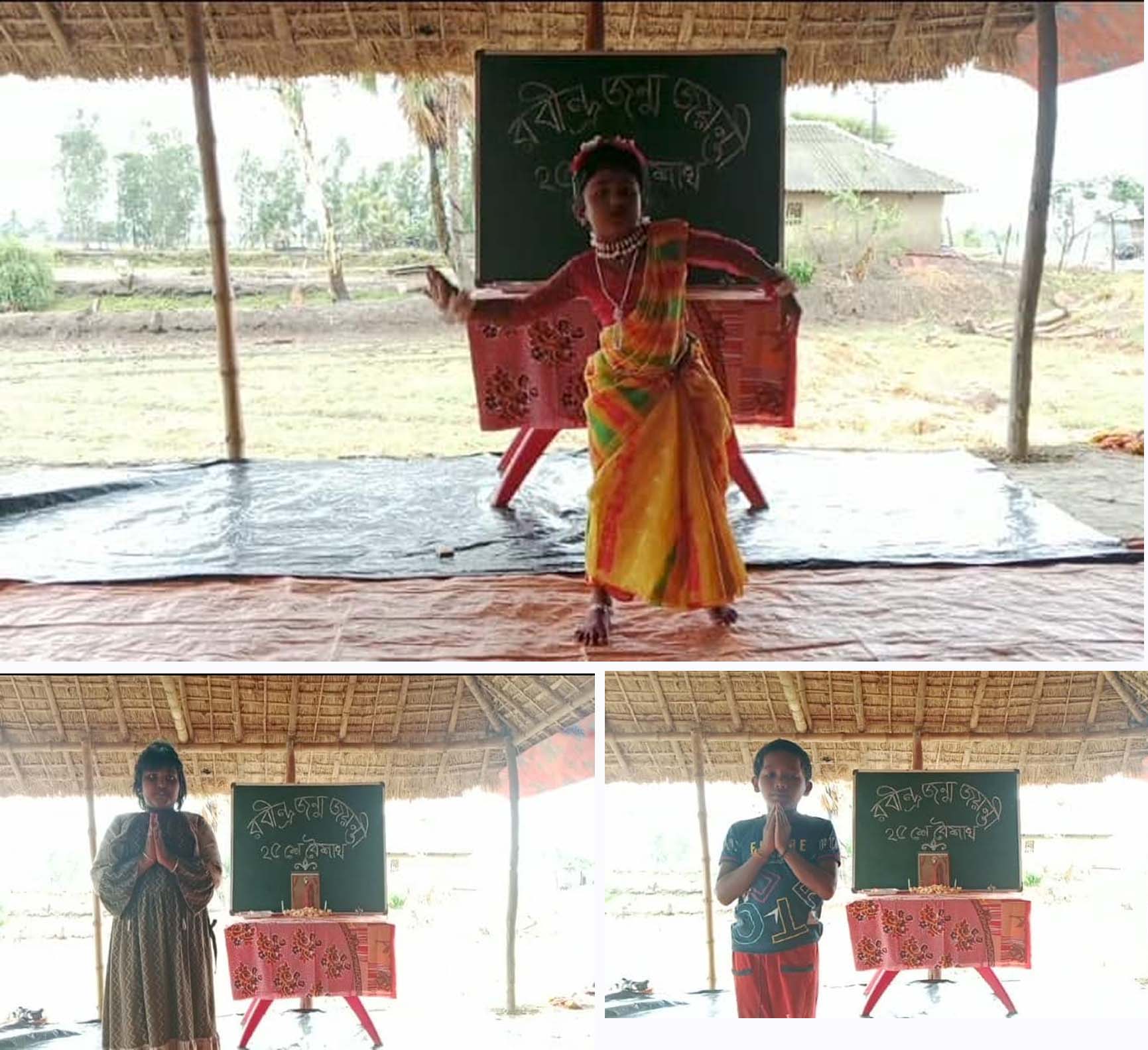 Small cultural program followed by tributes to Kabiguru.