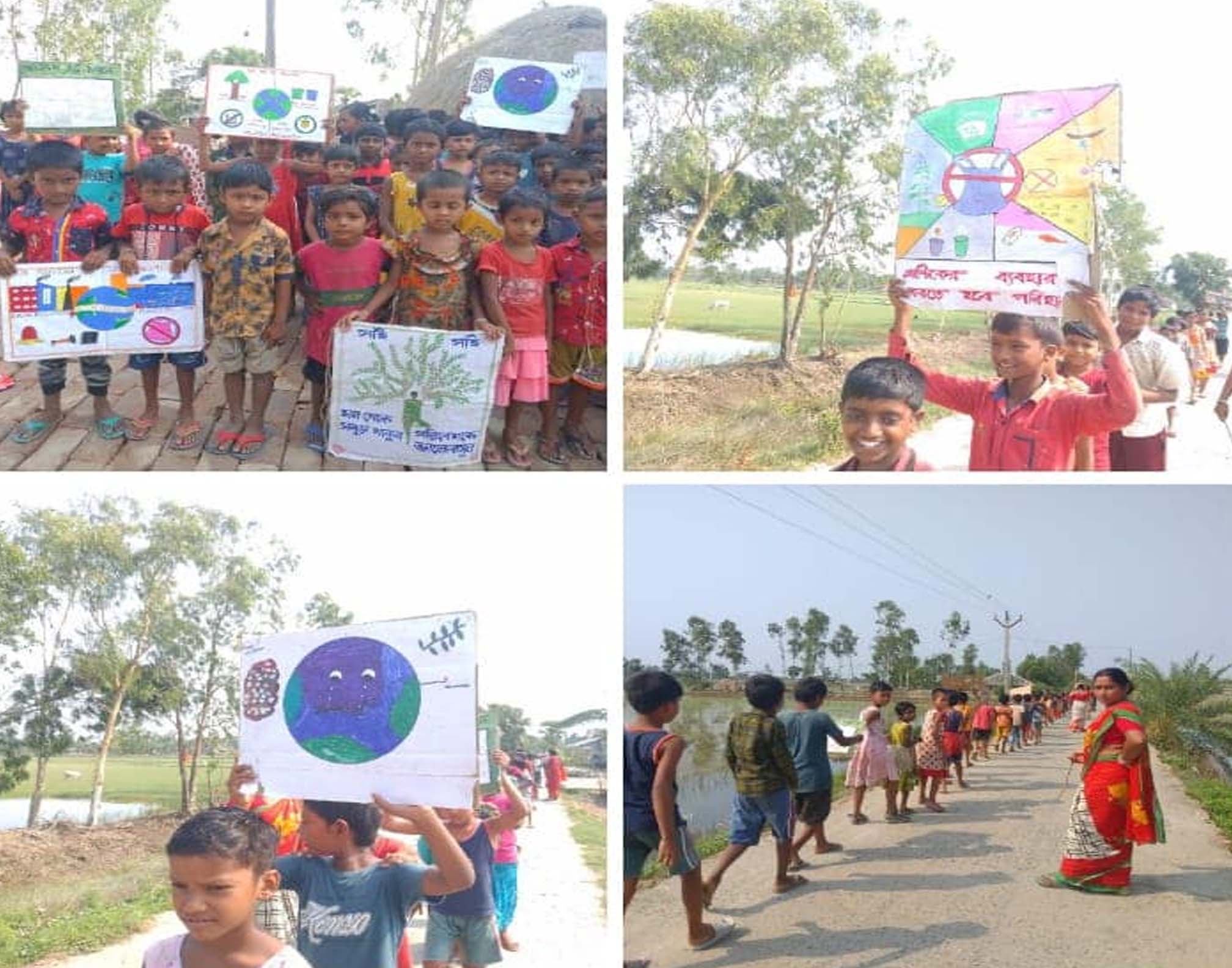 SAI students raise awareness on World Environment Day.