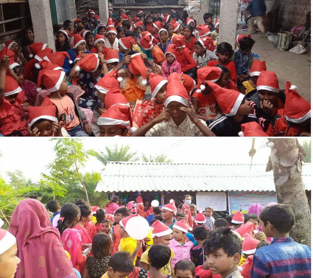 Christmas Day celebration with our children.