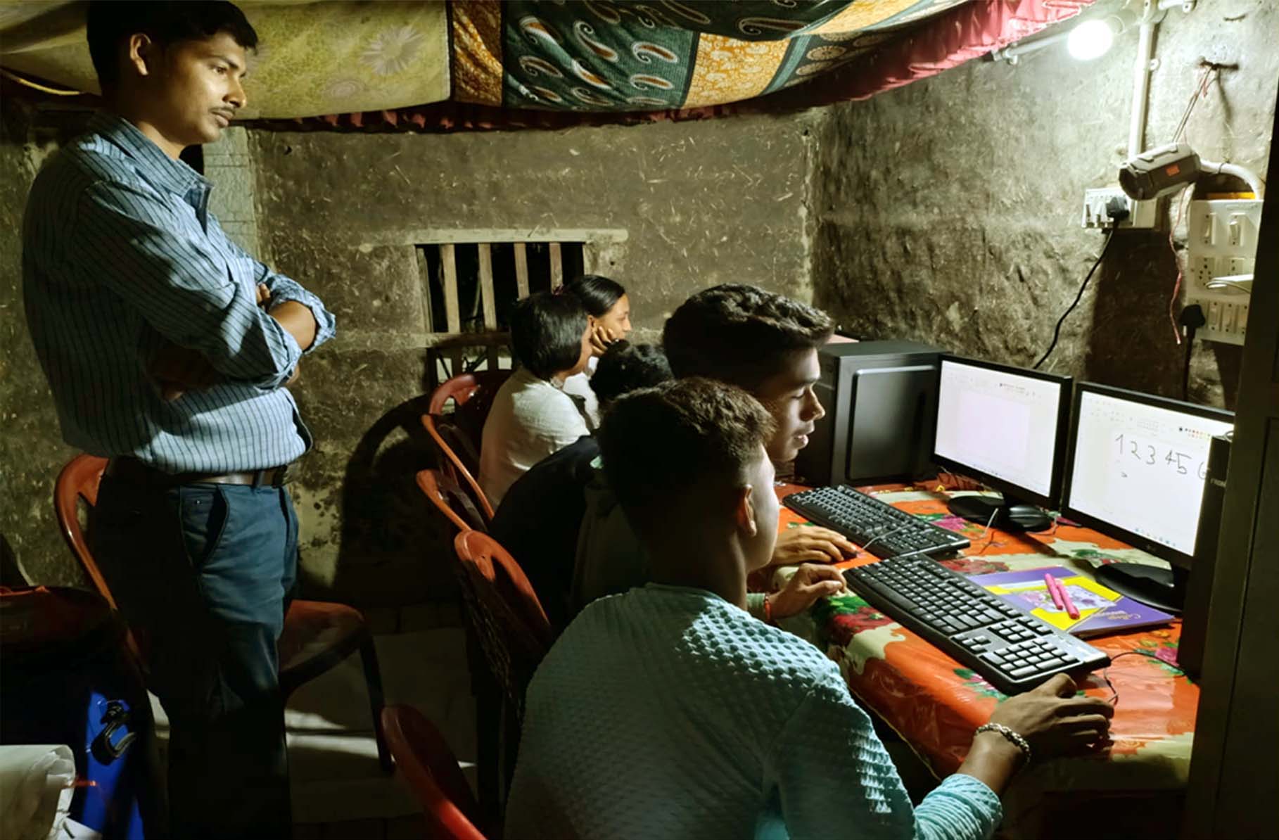 The Computer Ttaining Centre run by SAI has been started in Sonaguan on March 2025.