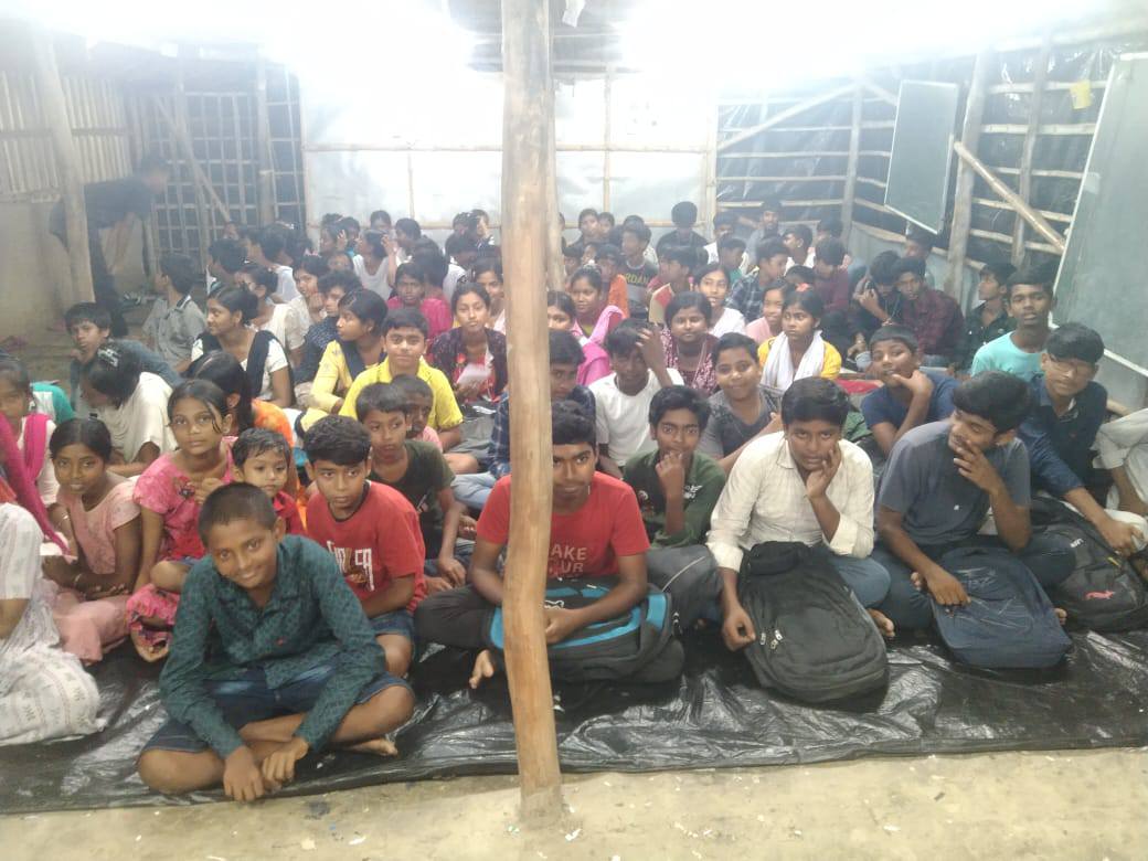 On Teachers Day, students participated in a event.