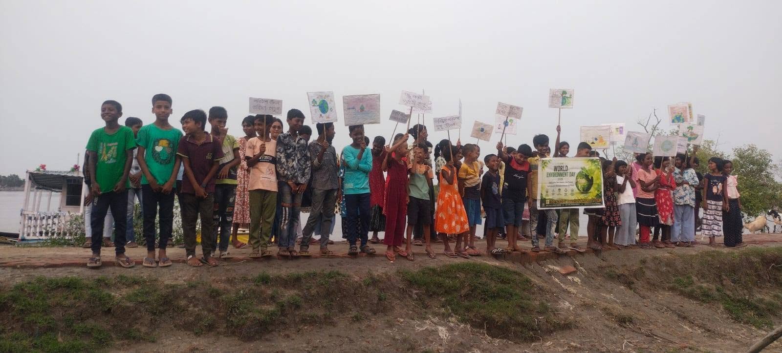 World Environment Day 2026 is being observed at Nonamatir Pathsala, Kumirmari.